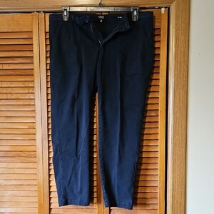 Jones New York Women's Dark Blue Straight Leg Pants